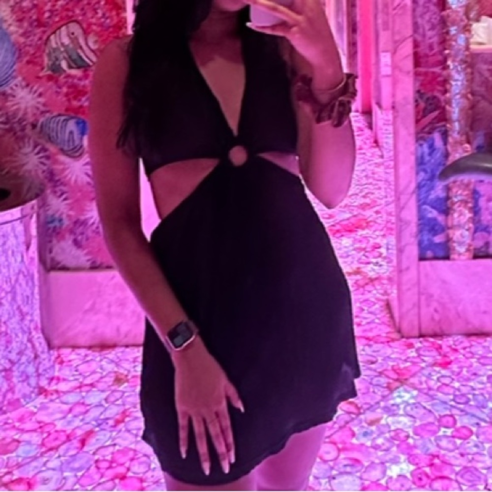 black dress